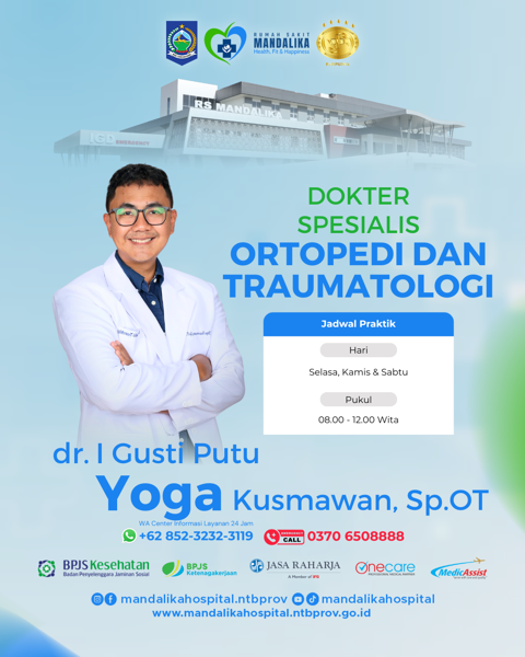 dr. I Gusti Putu Yoga Kusmawan, Sp.OT