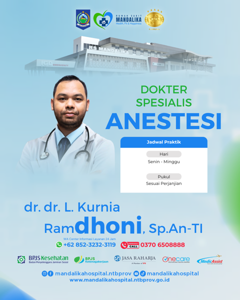 dr. L. Kurnia Ramdhoni, Sp.An-TI