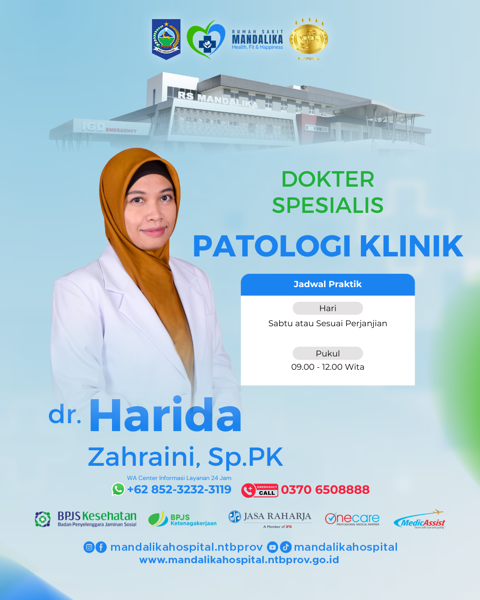 dr. Harida Zahraini, Sp.PK